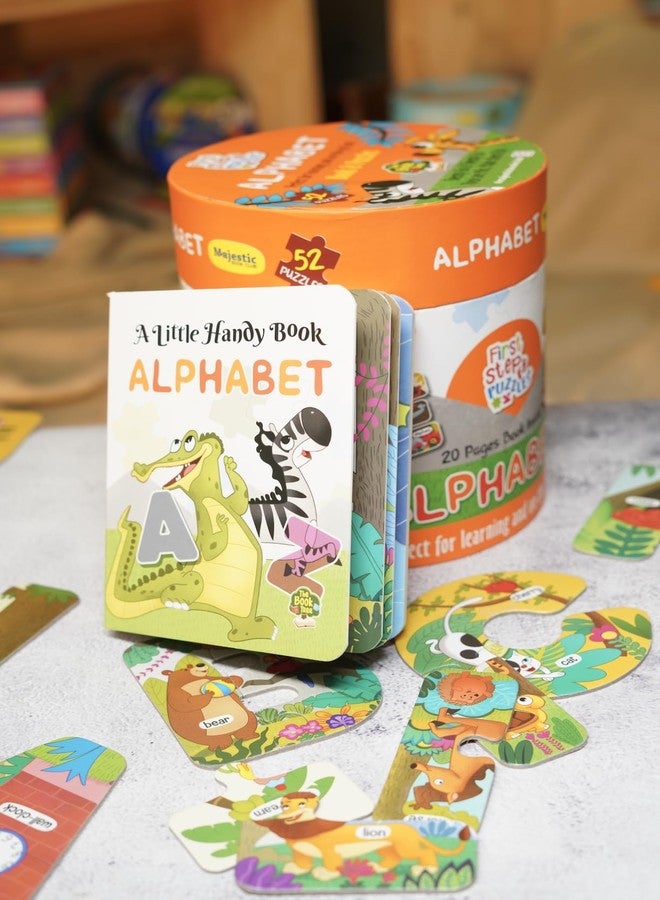 The Book Tree Alphabet Puzzle Box for Kids I Educational Toy for Kids Age 2+ I 52 Jigsaw Puzzle Pieces and 1 Story Book for Early Learning I A for Children by Majestic Book Club - Image 4